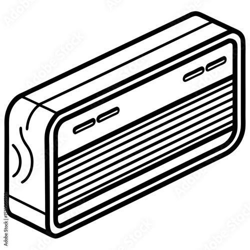 Air conditioner art vector