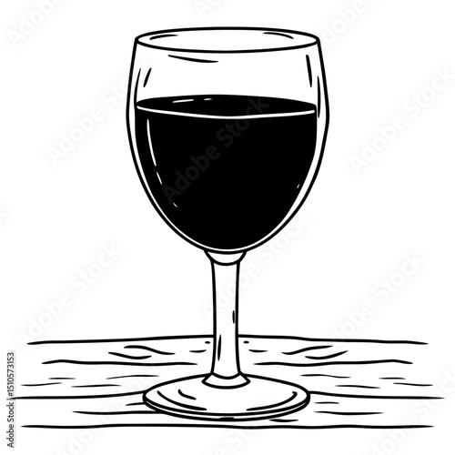 glass of red wine