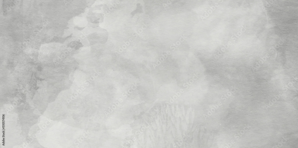 Abstract background with white paper texture and white watercolor painting background , Black grey Sky with white cloud , marble texture background Old grunge textures design .cement wall texture .	
