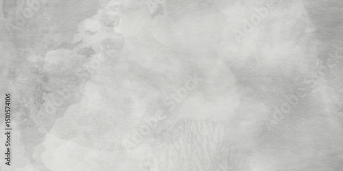 Abstract background with white paper texture and white watercolor painting background , Black grey Sky with white cloud , marble texture background Old grunge textures design .cement wall texture .	