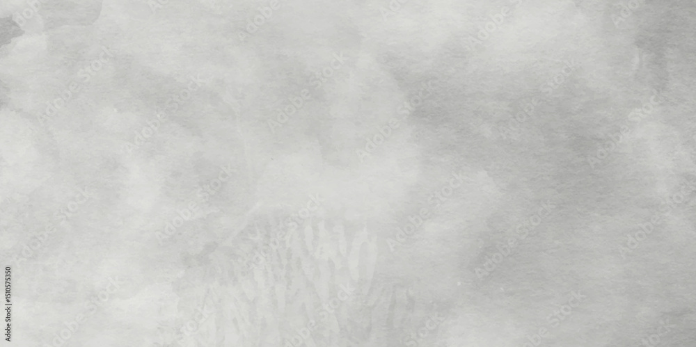 Naklejka premium Abstract background with white paper texture and white watercolor painting background , Black grey Sky with white cloud , marble texture background Old grunge textures design .cement wall texture .