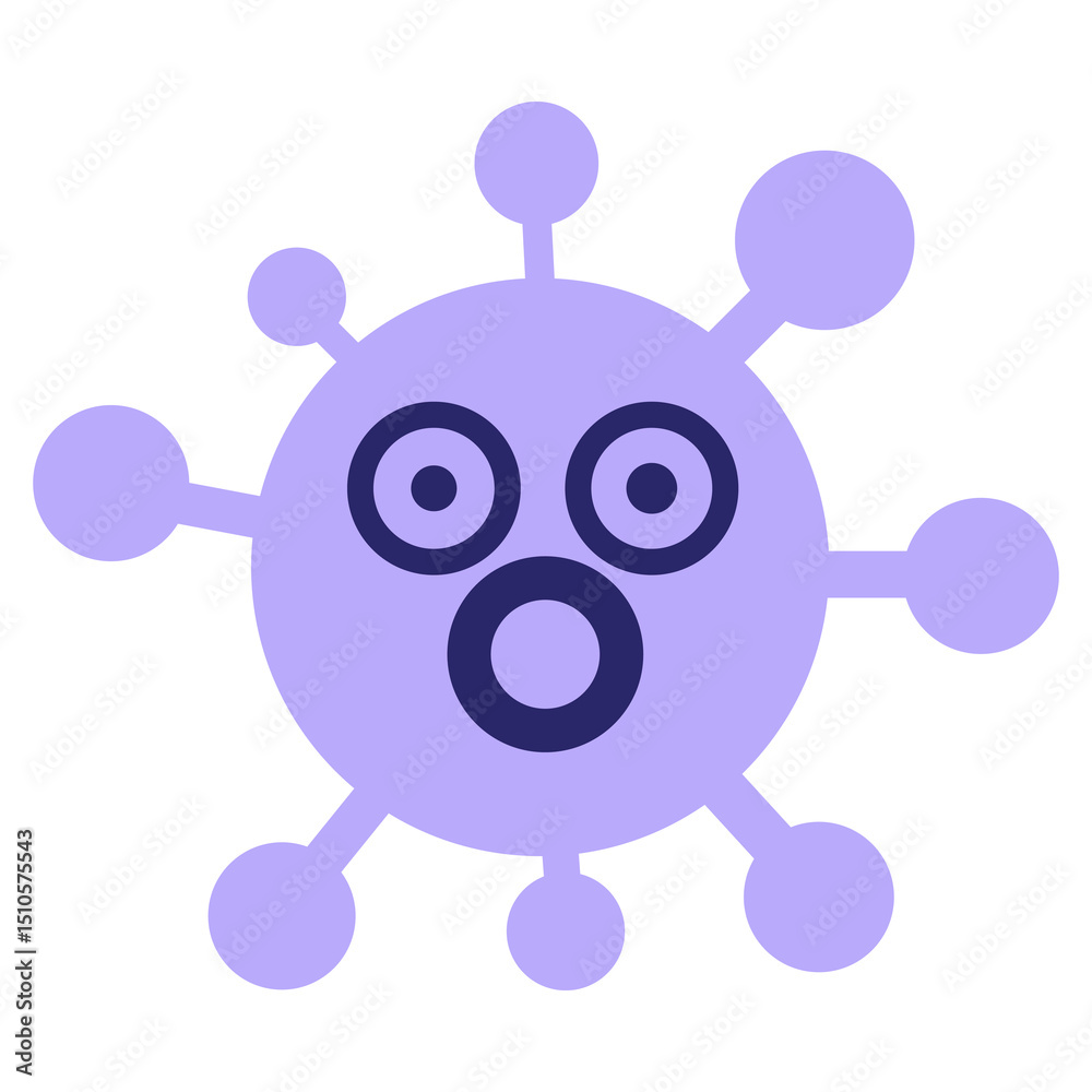Obraz premium shocked virus
