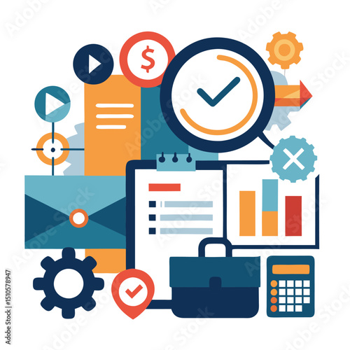 Best Tax Compliance and Audit Vector Set 