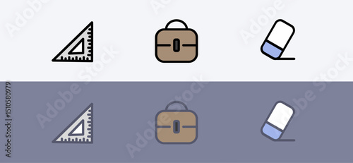 Pharmacy and hospital medical treatment symbol set - medical treatment and drops set.