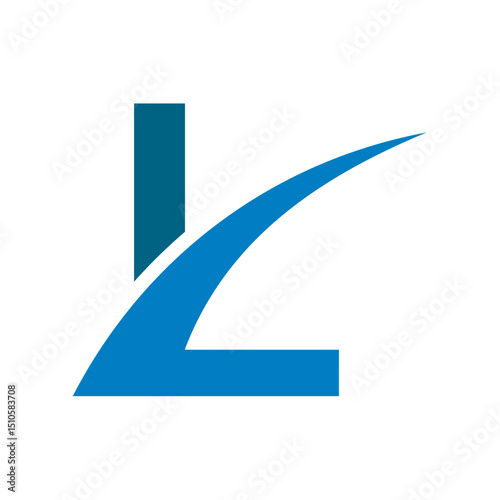 Free Download  letter L icon logo design template. - GFXLoad