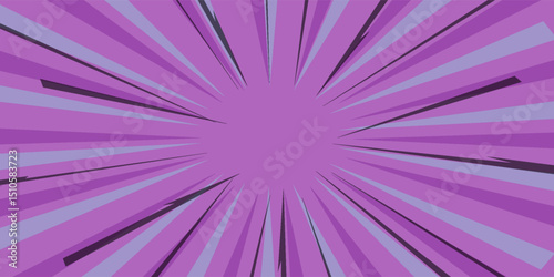 Abstract blank comic orange background. Comic explosion, banner. Pop art retro style. Cartoon vector illustration.