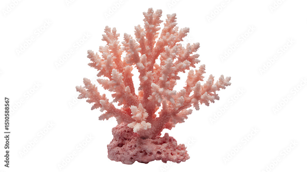 Fototapeta premium Delicate Pink Coral Specimen