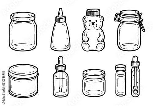 Hand-Drawn Jar Icons