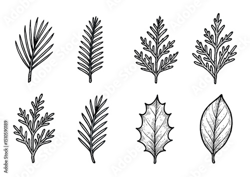 Nature Needle Icons