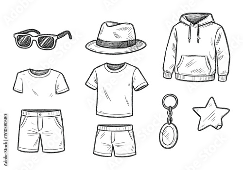 Hand-drawn Fashion Icons
