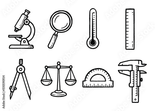 Scientific Tools Icons