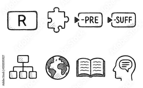 Linguistic Sketch Icons