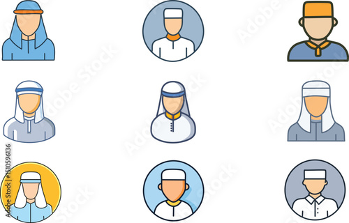 Islamic cleric profile icon
