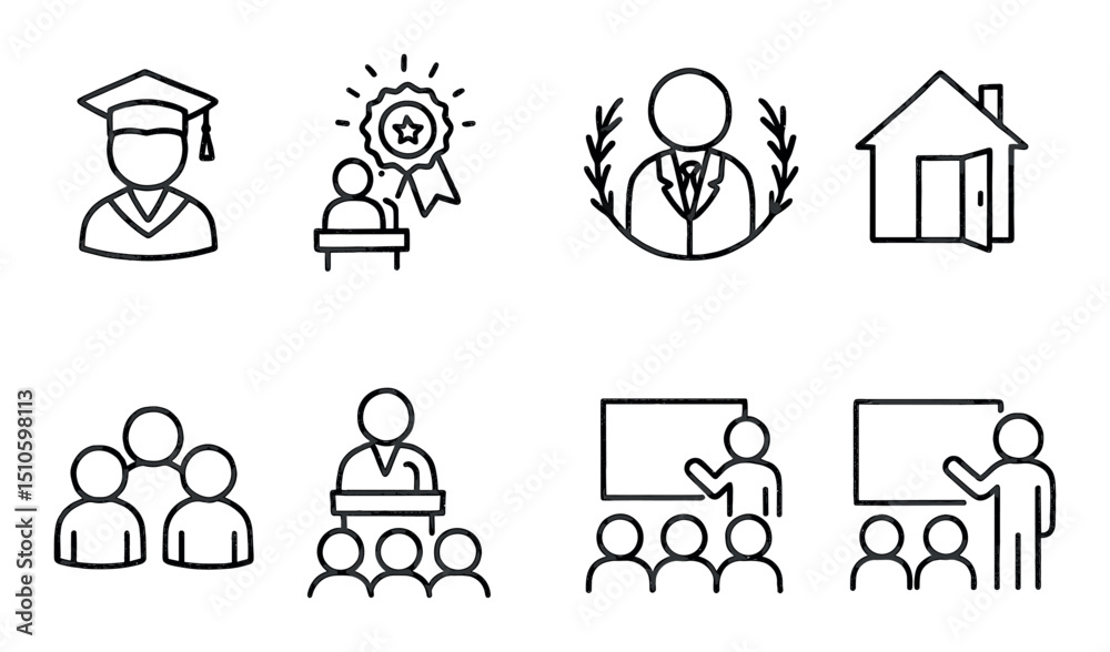 Fototapeta premium Event Icon Set