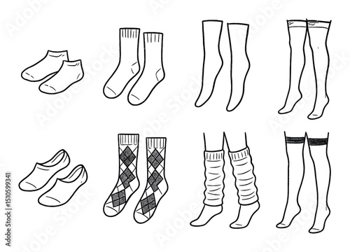 Socks and Legwear Icons