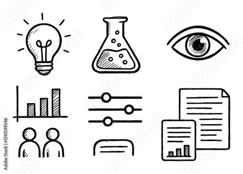 Scientific Icons Sketch