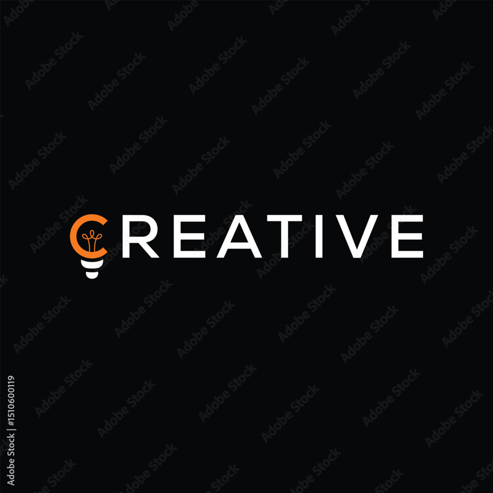 Fototapeta premium creative logo design, light bulb graphic vector icon template