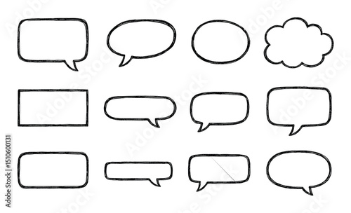 Hand-Drawn Bubble Icons
