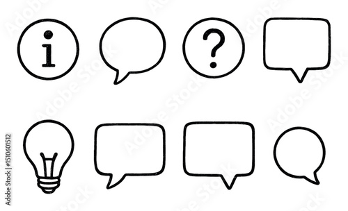 Hand-Drawn Tooltip Icons