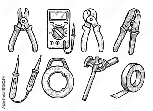 Electrical Tools Icons
