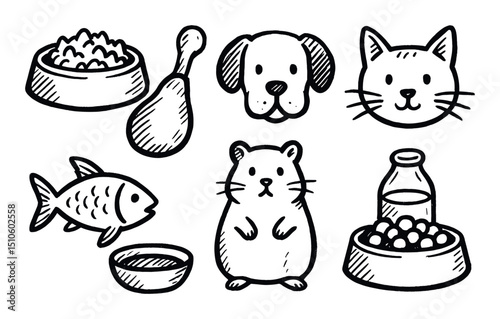 Pet Nutrition Icons