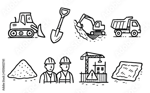 Construction Icon Sketches