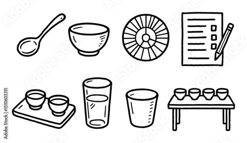 Coffee Tasting Icons