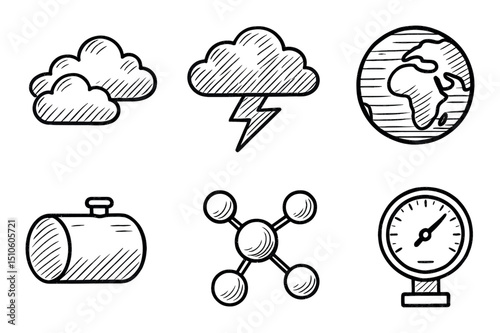 Weather Elements Icon Set