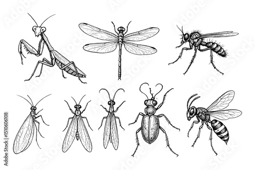 Insect Icon Sketches