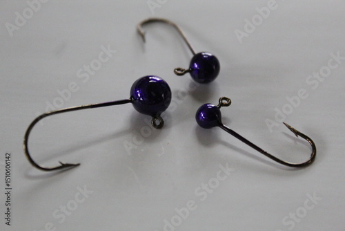 Принти на полотні Powder coated lead jig heads for fishing