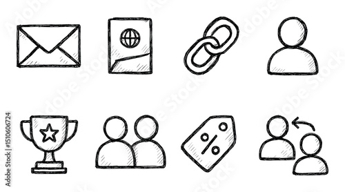 Hand-Drawn Icon Set