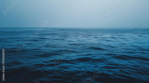 Wallpaper Mural Blue sky over calm sea. Blue sea and sunny sky on horizon over calm water Torontodigital.ca