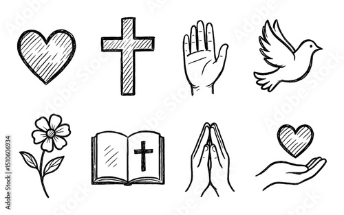 Hand-Drawn Icon Set