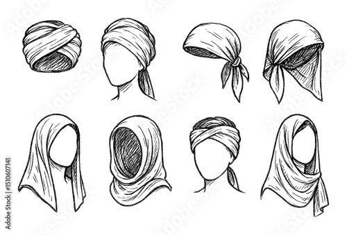 Headwear Icon Set
