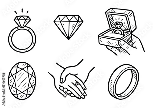 Hand-Drawn Engagement Icons