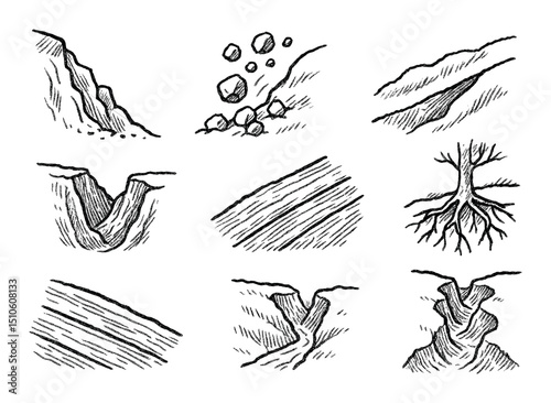 Geological Icons Sketch