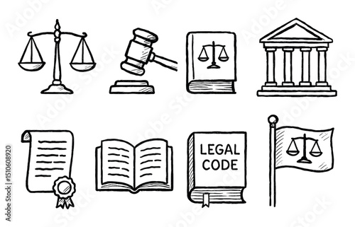 Justice Icon Sketches