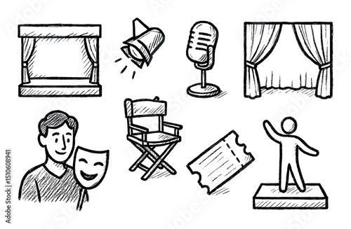 Theatrical Icon Set