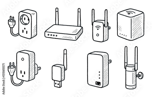 Hand-Drawn Extender Icons