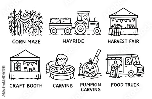 Autumn Festival Icons