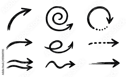 Hand-Drawn Trail Icons