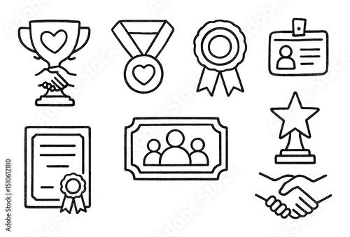 Volunteer Icons Sketch
