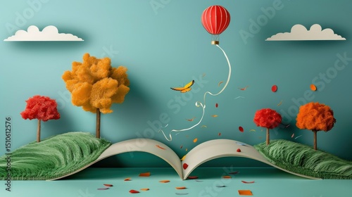 Educational Journey with Copy Space