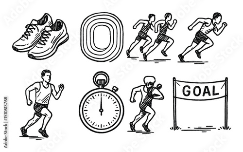 Athletic Icon Set