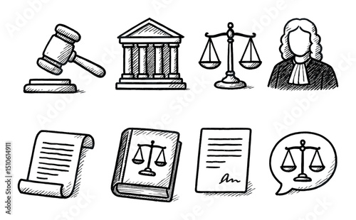 Legal Icon Sketches