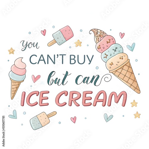Hand-Lettered Style Typography of Inspirational Quote