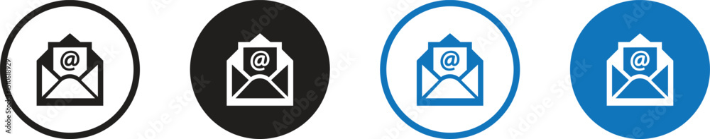 Mail icon set. email icon vector. E-mail icon. Envelope illustration Mail icon set. email icon vector. E-mail icon. Envelope illustration