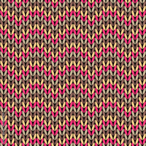 Knitted background pattern wallpaper knitting decorative print handmade textile knitting handiwork