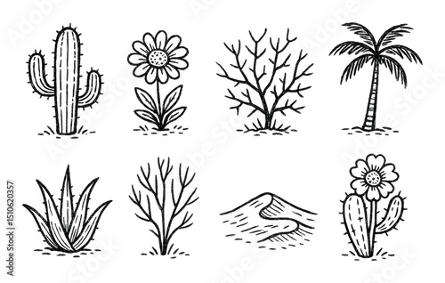 Desert Plant Icons
