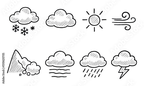 Weather Icons Sketch